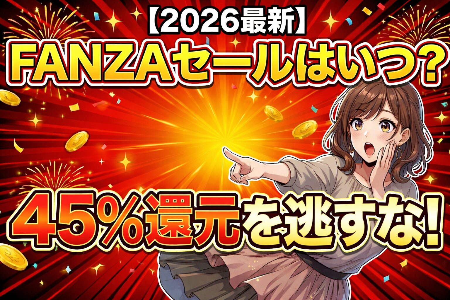 【2026最新】FANZAセールの時期はいつ？